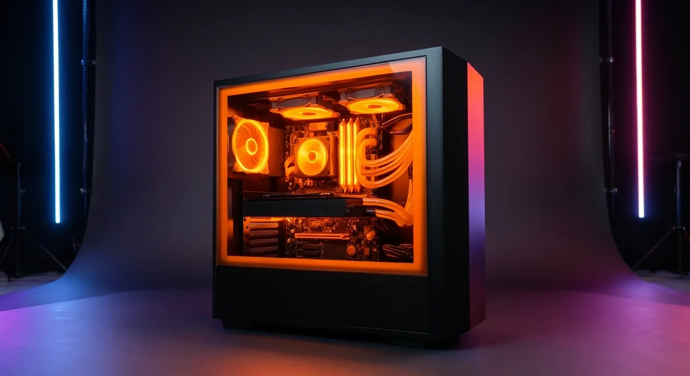 Gaming hardver belső részlete